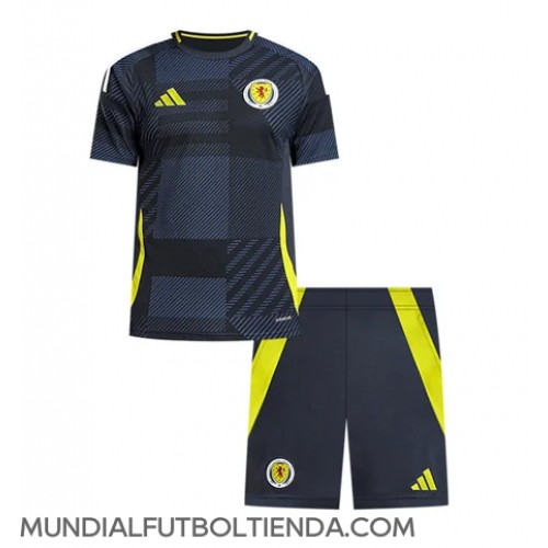 Camiseta Escocia Primera Equipación Replica Eurocopa 2024 para niños mangas cortas (+ Pantalones cortos)